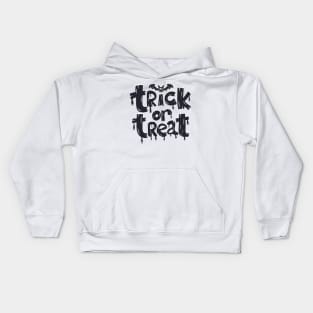 Trick or Treak happy Halloween party Kids Hoodie